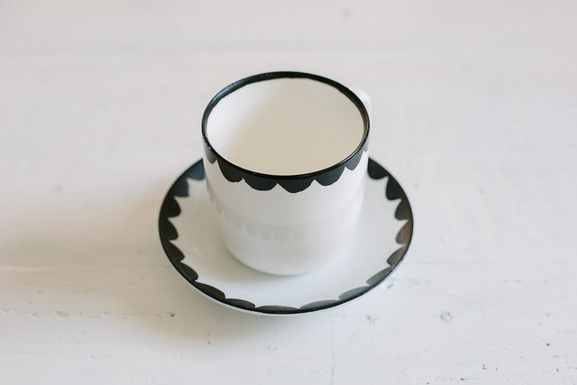 DIY Hand Painted Tea Cups