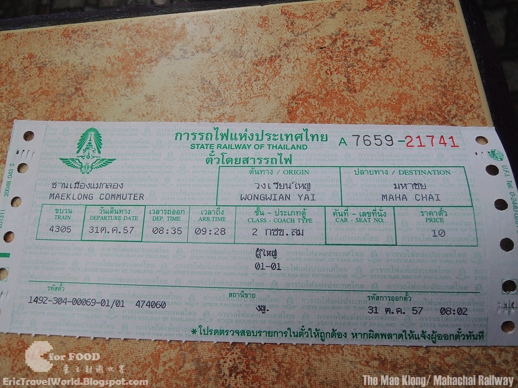 開往美功&安帕瓦的慢車(火車)Slow train to Mae Klong_The Mae Klong Mahachai Railway (9).JPG