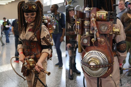 This Steampunk Ghostbuster Cosplay is Fantastic!