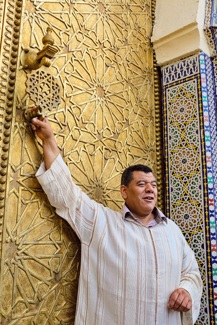 The Famous Doors at the Royal Palace Morocco.