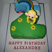 Number 2 birthday cake with Laa La tellytubbie