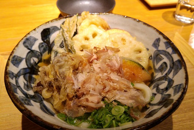 Bestest vegetable tempura udon