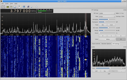 Gqrx 2.4 with Funcube Dongle Pro+