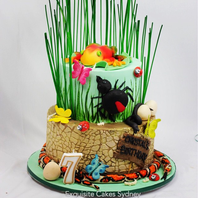 Reptile Themed Cake by Exquisite Cakes Sydney