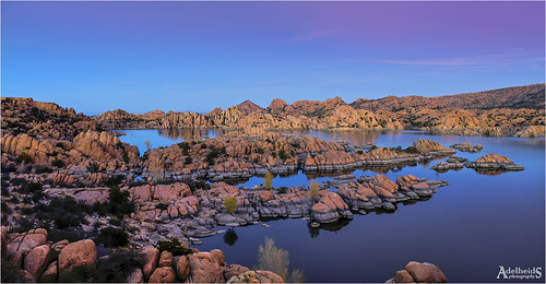 adelheidsphotography adelheidsmitt adelheidspictures america water watsonlake landscape lake bluehour blue granitedells prescott arizona southwest usa unitedstates