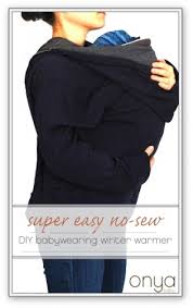 no sew babywearing coat