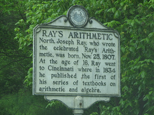 sign plaque wv math mathematician arithmetic historicalplaque josephray ohiocountywv raysarithmetic wvhistoricalplaque
