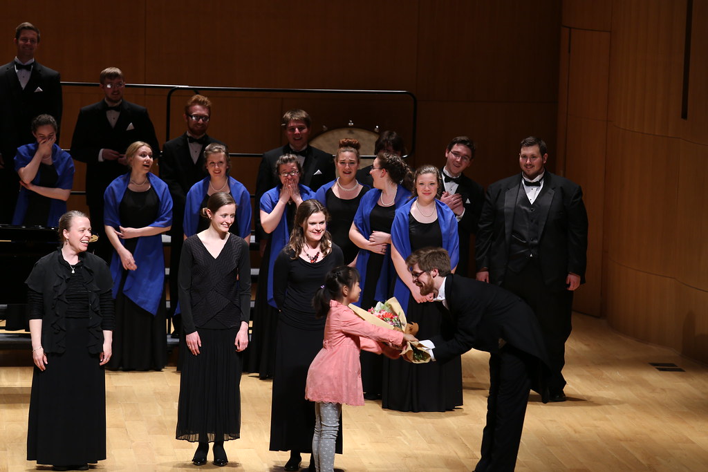 Lycoming College Choir performs in the National Libarary Arts Center Concert Hall in Beijing