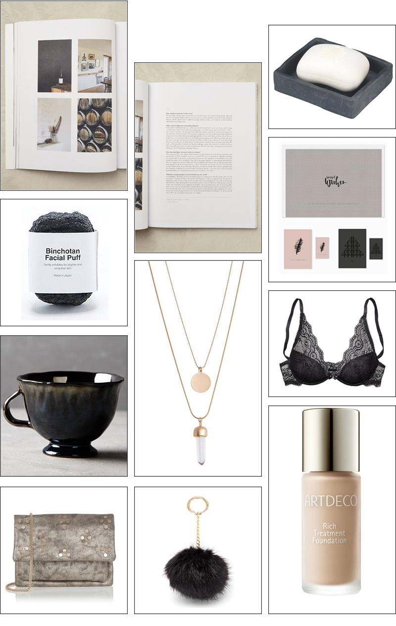 Christmas Gift Guide with under 25 items from fashion to jewelry and home decor