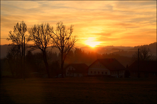 sunset bayern sonnenuntergang bayerischerwald pappleany atzldorf