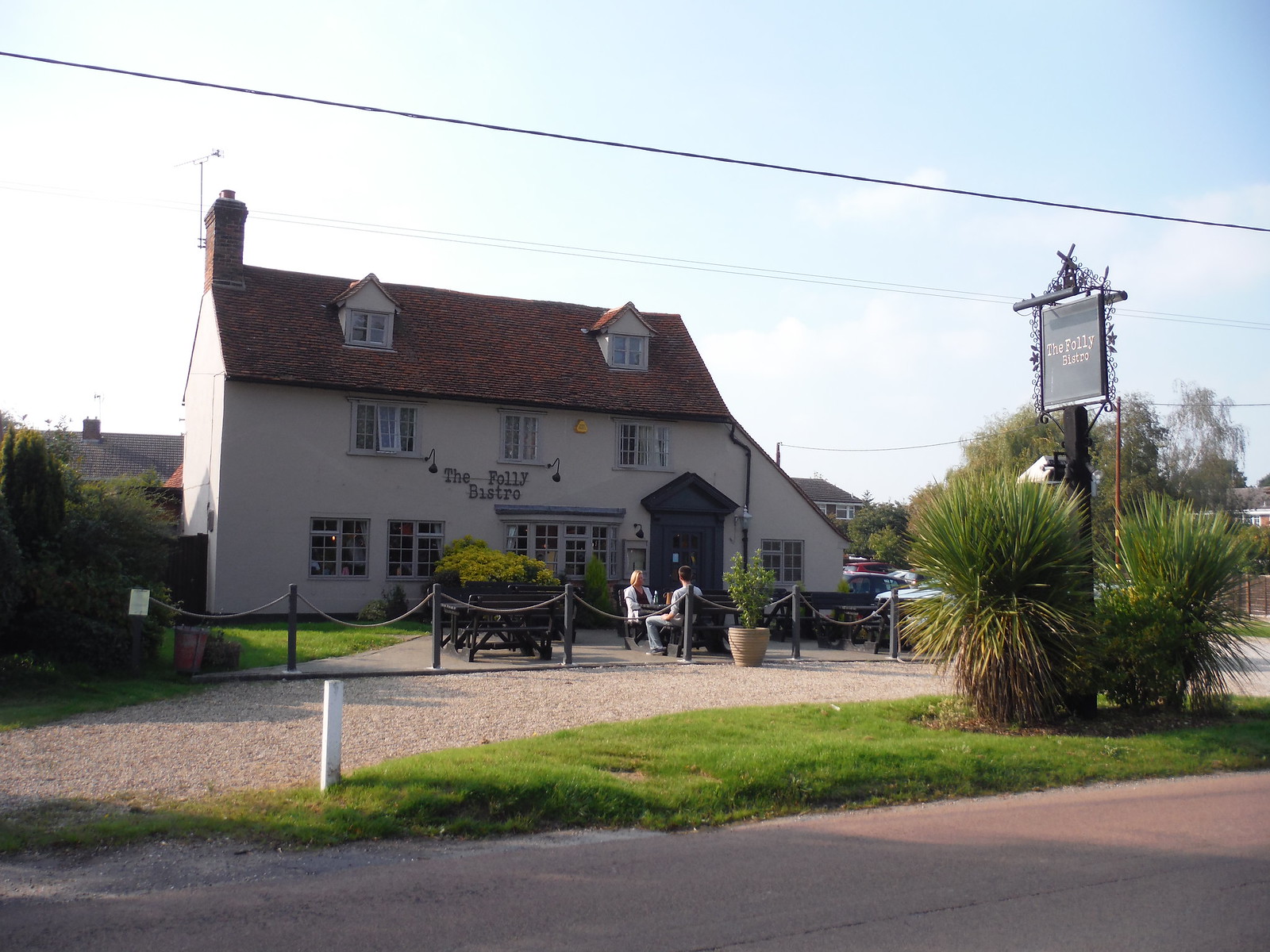 The Folly Bistro, East Hanningfield SWC Walk 159 South Woodham Ferrers to North Fambridge