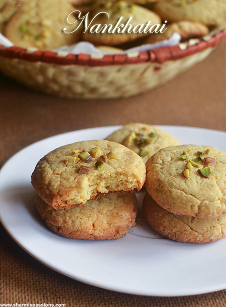 Nankhatai Recipe / Nan Khatai Cookies Recipe - Sharmis Passions