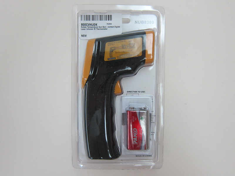 NEW Nubee Temperature Gun Non-contact Digital Laser Infrared Thermometer NUB8380 