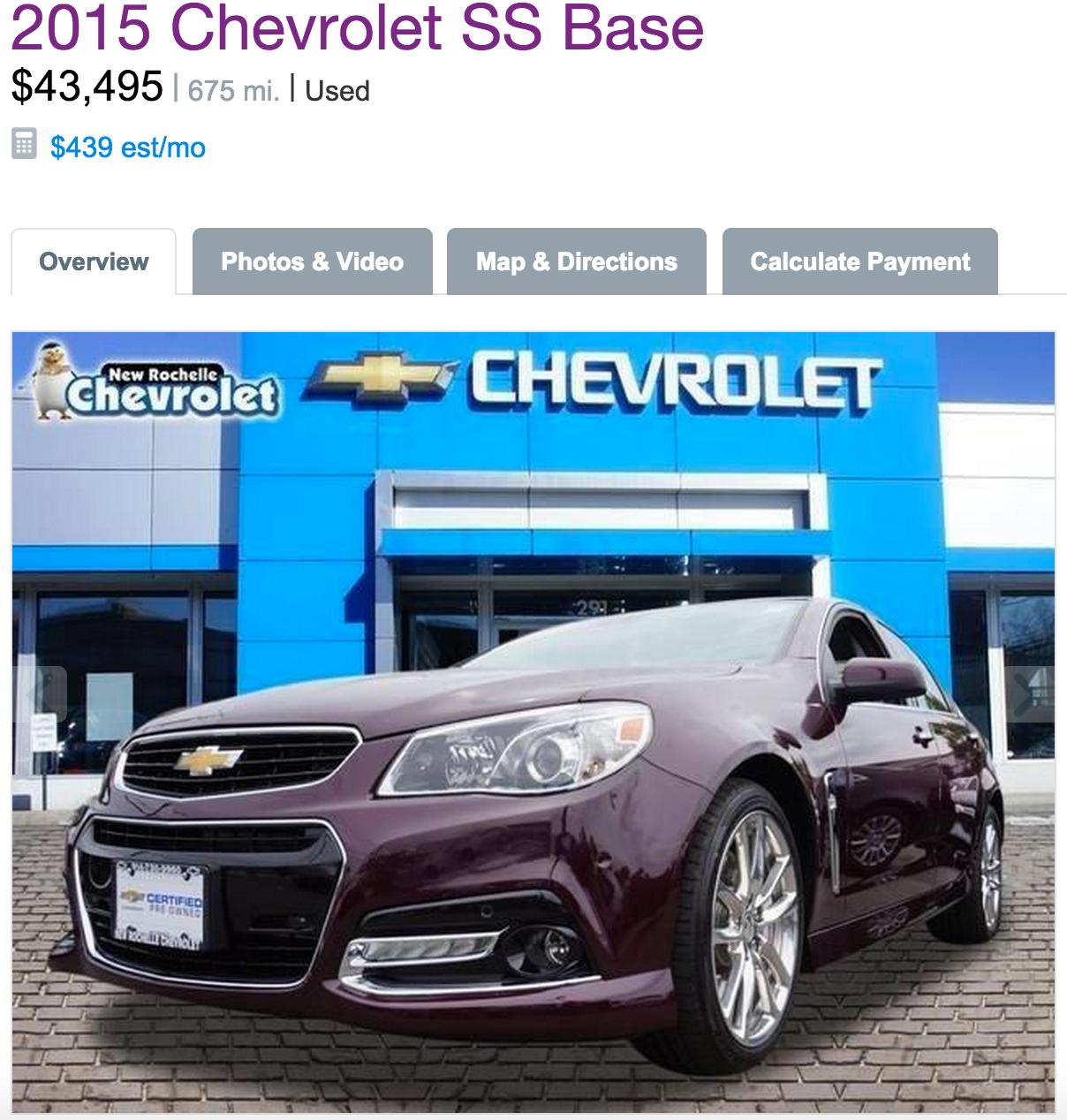 Chevy SS Capture