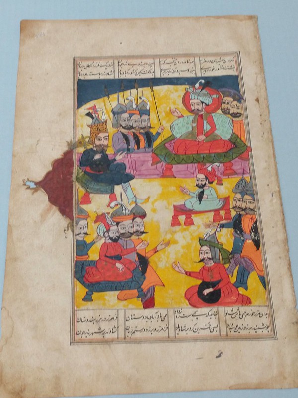 Shahnama- paintings of later years were more vibrant in color