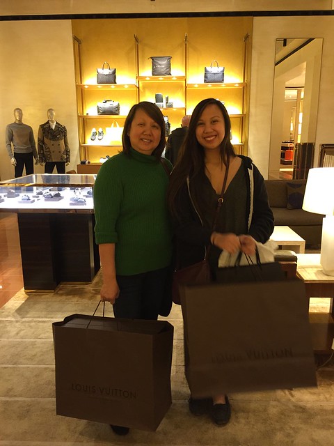 Len and Kimberly at the LV store in Prague, Nov 2015