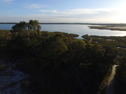 morning sunrise earlymorning australia aerial westernaustralia mandurah drone