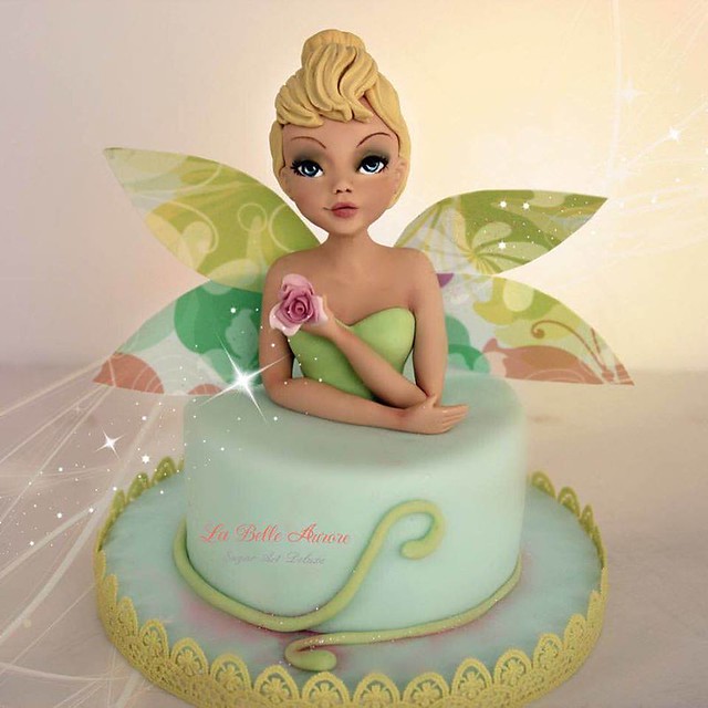 Tinkerbell Cake by La Belle Aurore