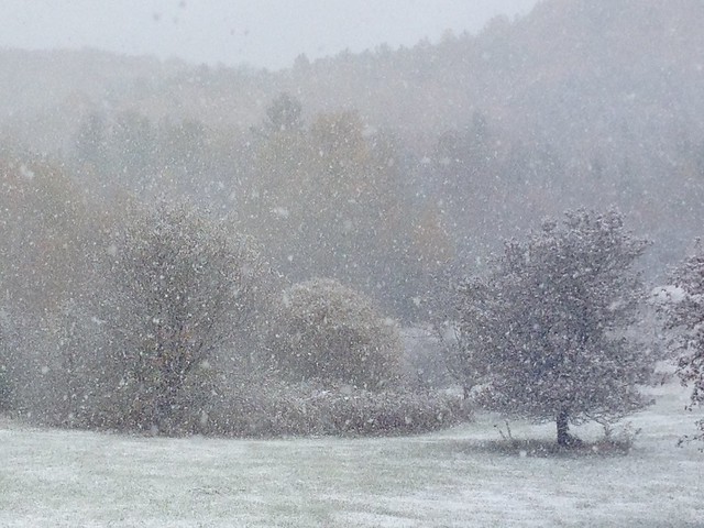 Snow, Oct. 18