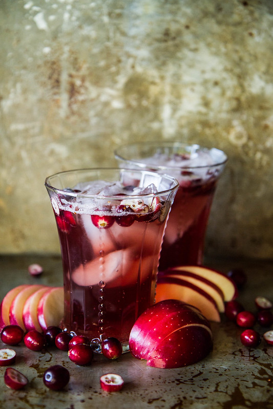 Apple Cranberry Moscow Mules