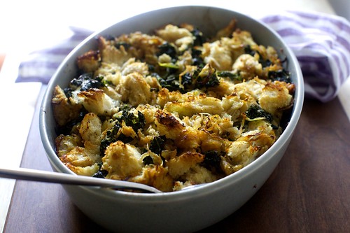 kale and caramelized onion stuffing