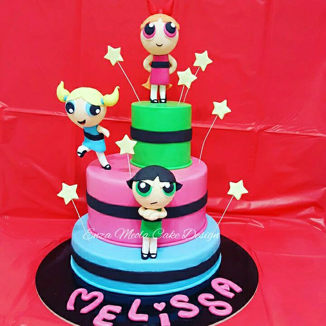 The Powerpuff Girls Cake by Enza Meola