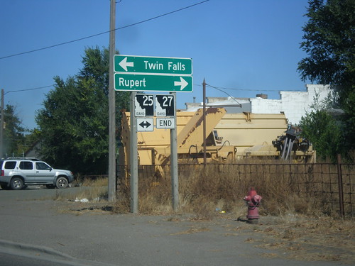 sign paul idaho intersection shield biggreensign id25 id27