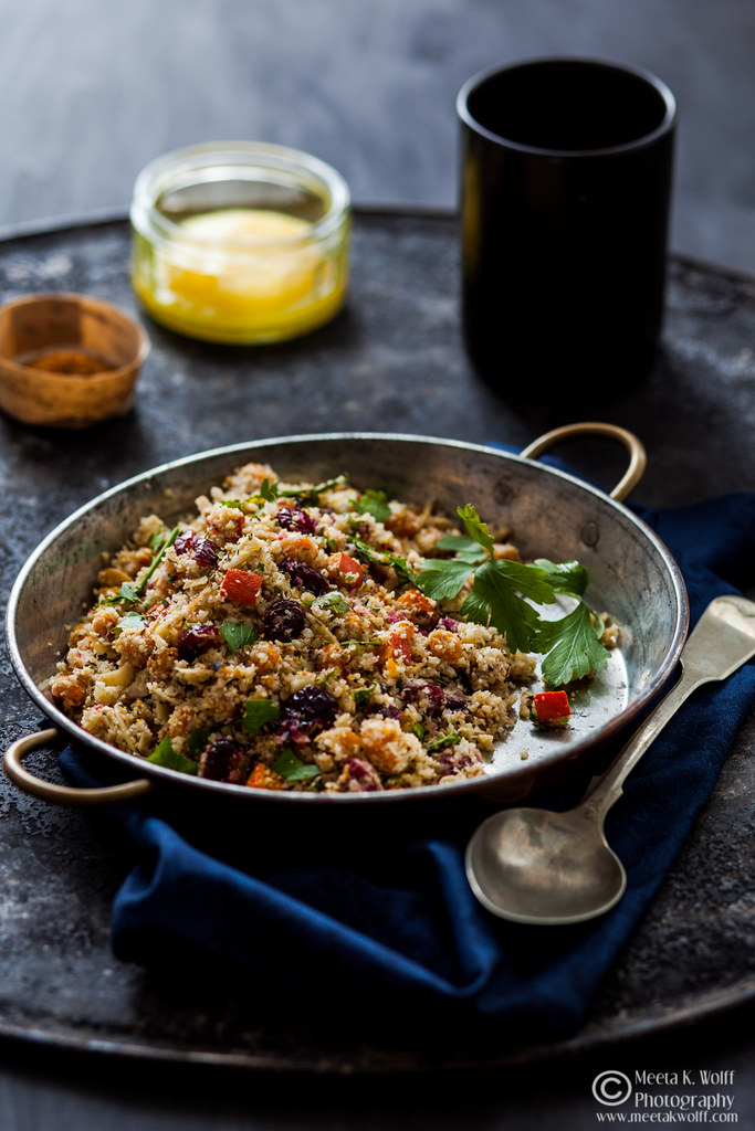 Vegan Thanksgiving Recipes-Cauliflower Couscous by Meeta K Wolff-WM-0037