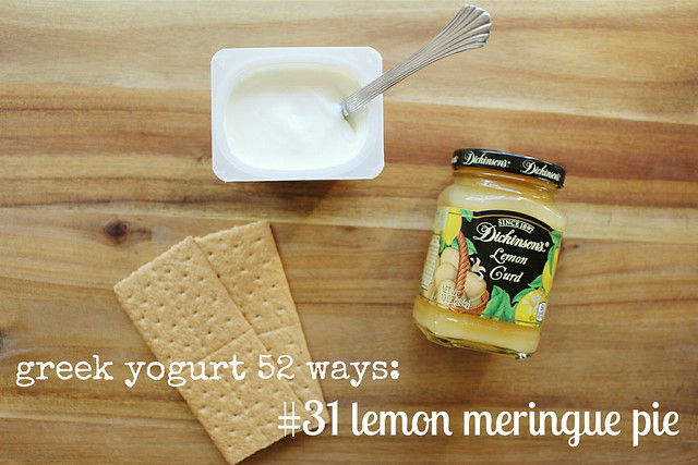 greek yogurt 52 ways: # 31 lemon meringue pie