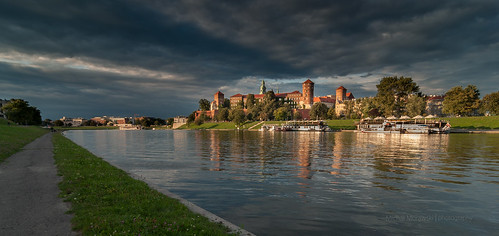 The Wawel Castle at the sunset, Cracow, Poland 2