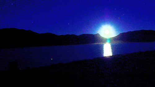 fullmoon reservoir elevenmile colorado moon mountain lake