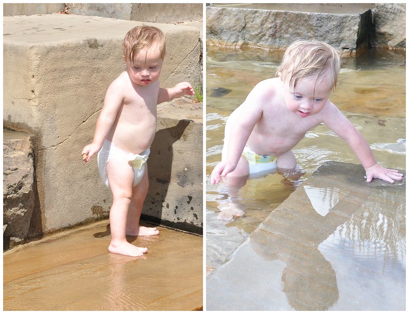 Fun at the Water Steps in Pittsburgh