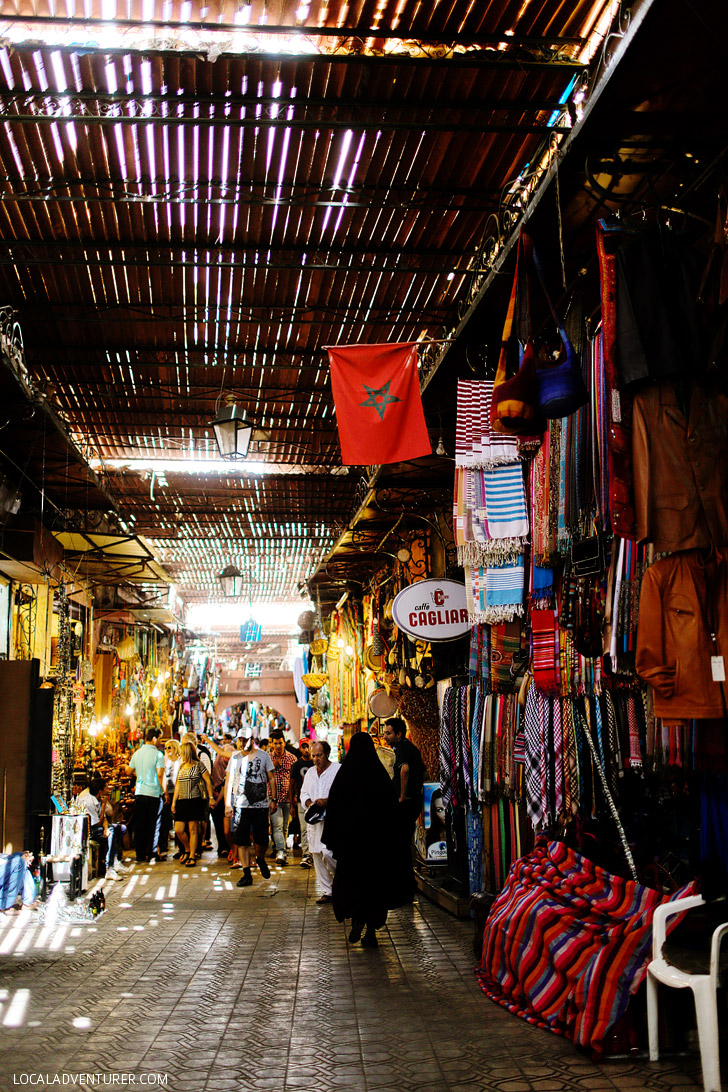 Marrakech Souk (21 Fascinating Things to Do in Marrakech Morocco).