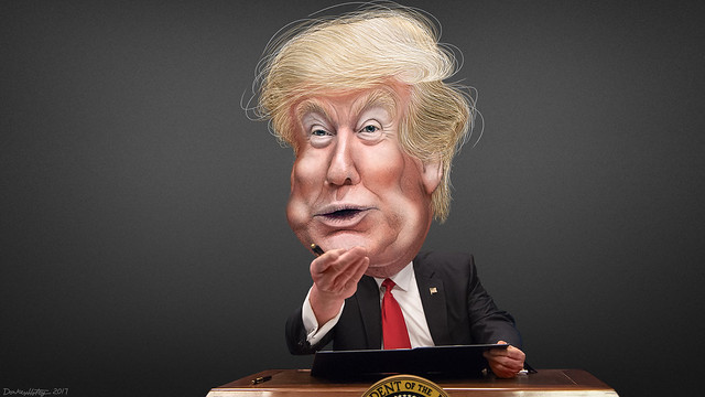 Donald Trump- Caricature