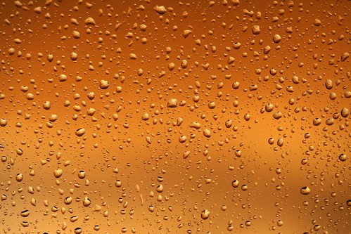 sunset sky orange water droplets ©tylerknottgregson