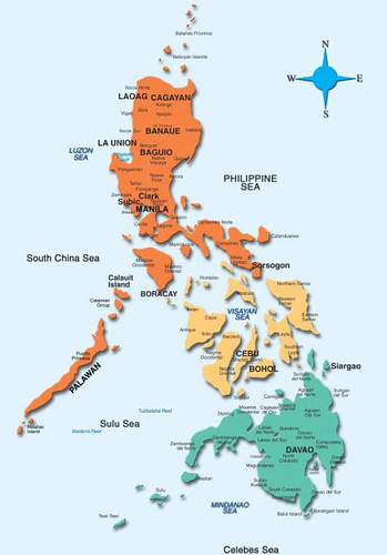Mga Anyong Tubig Sa Mapa Ng Pilipinas - Anyong Tubig