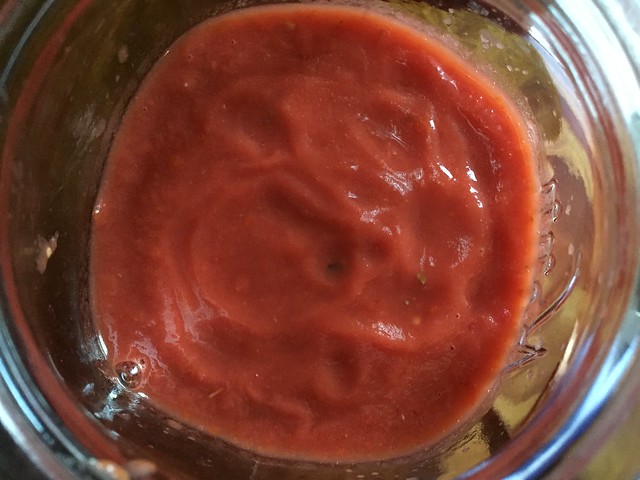 Tomato sauce prepared