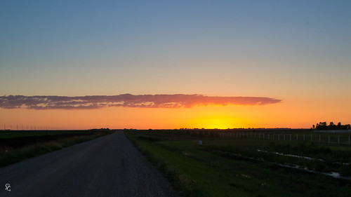 sunset color rural flat dusk northdakota horace ruralroad