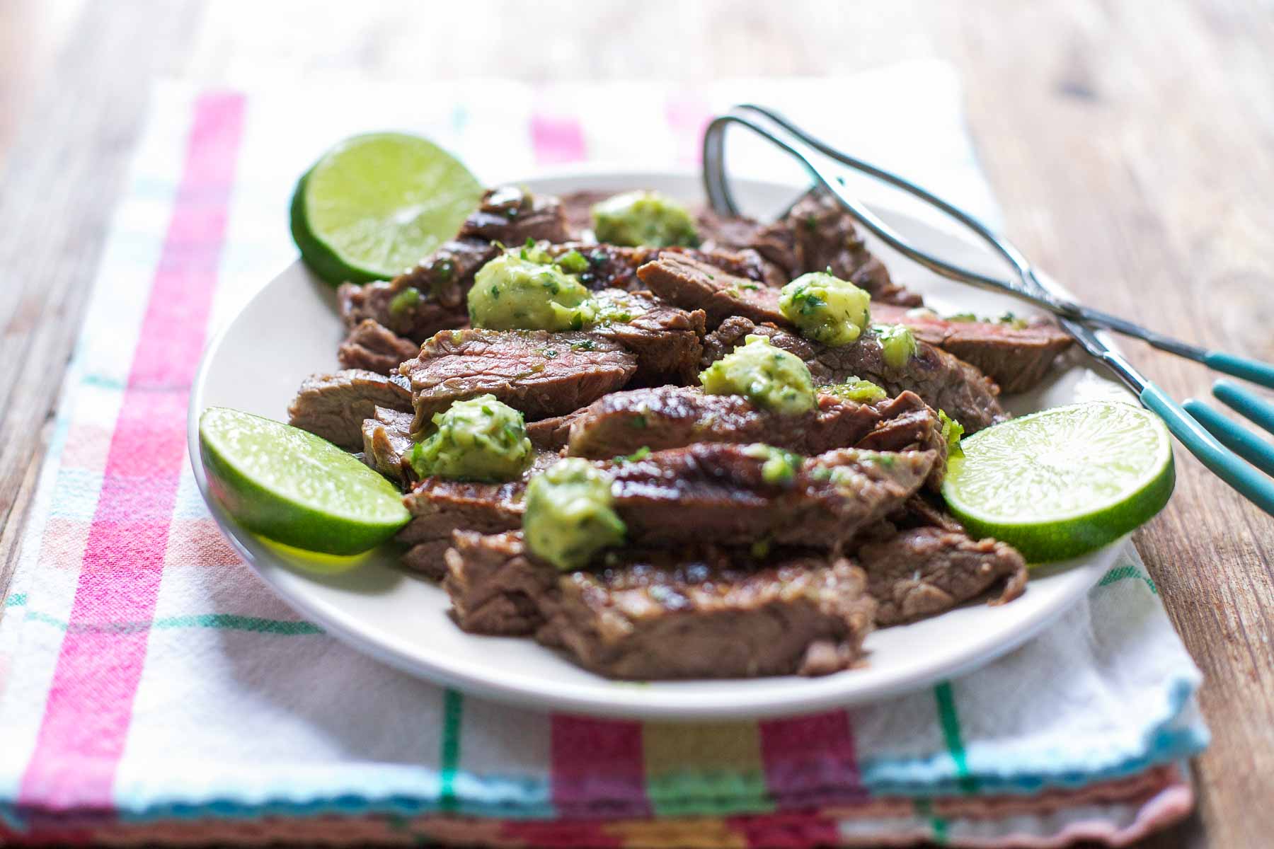 Announcing Paleo Planet + Marinated Skirt Steak with Cilantro-Lime Ghee | acalculatedwhisk.com