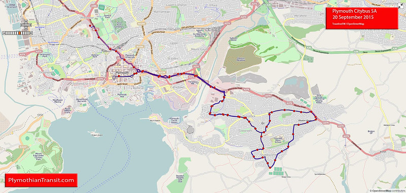 Plymouth Citybus Route-5A