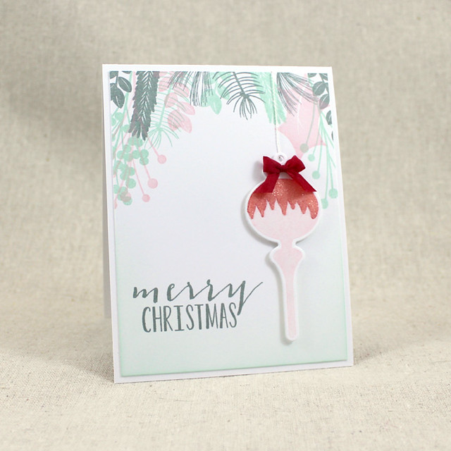 Merry Christmas Ornament Card