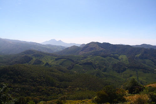 aerial green hills nationalpark idukki kerala india ind teagardens