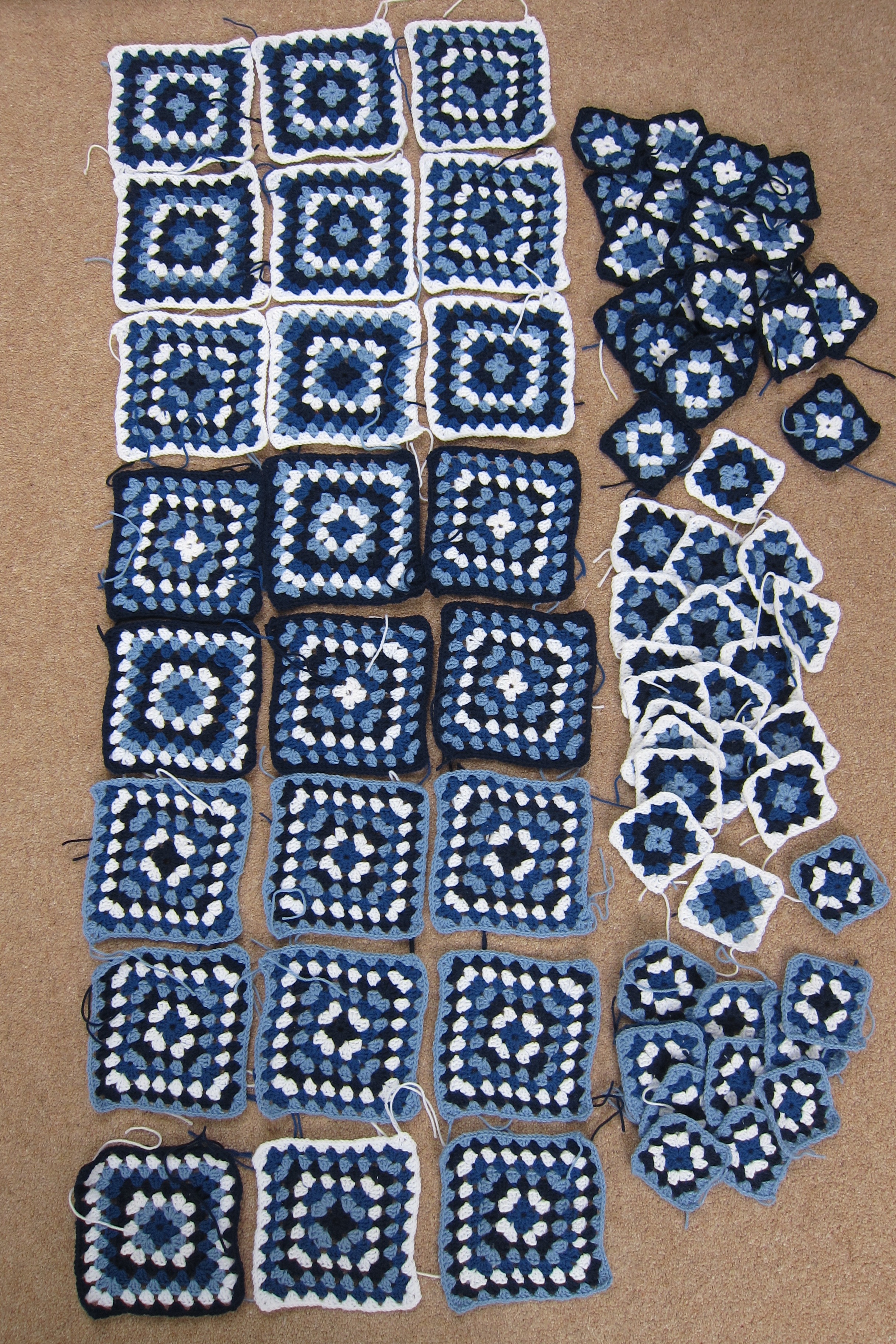 Crochet blanket progress