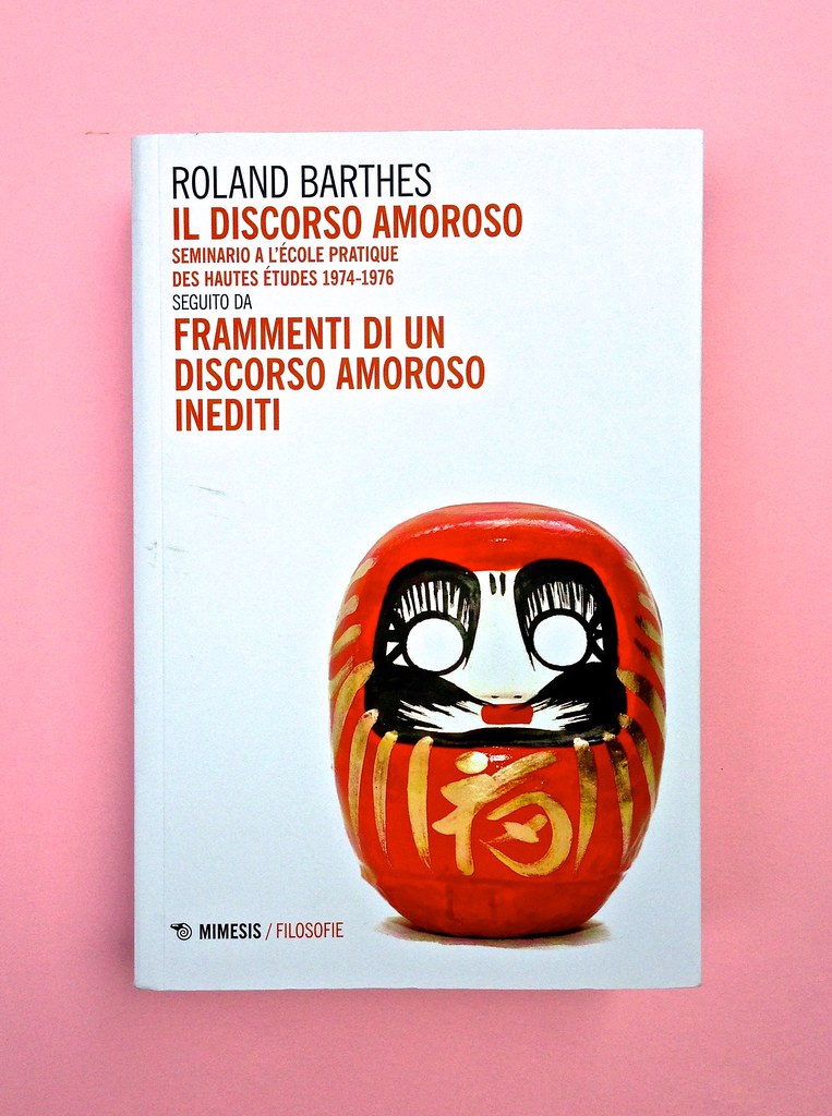 Roland Barthes, Il discorso amoroso. Mimesis 2015. Copertina (part.), 1