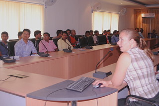 Lindahl's presentation at a dairy technology institute in Bihar
