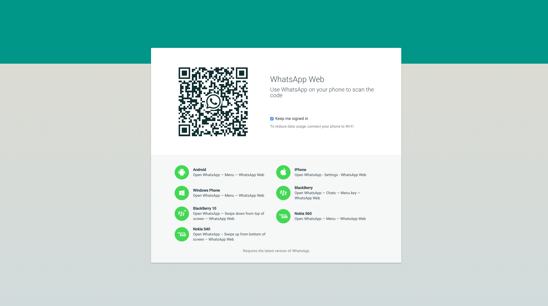 WhatsApp Web Now Available For iOS Users « Blog ...
