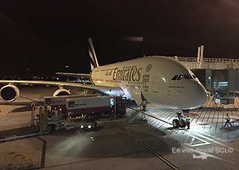 Emirates A380 en MEL (Martin Gonzalez)