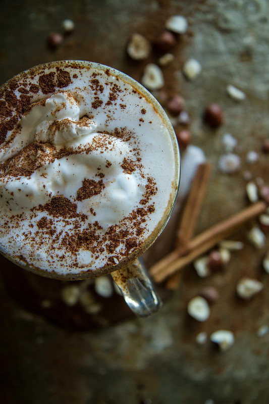 Pumpkin Hazelnut Hot Chocolate- Dairy Free