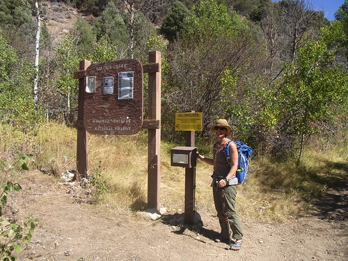 sign hiking ann trailhead