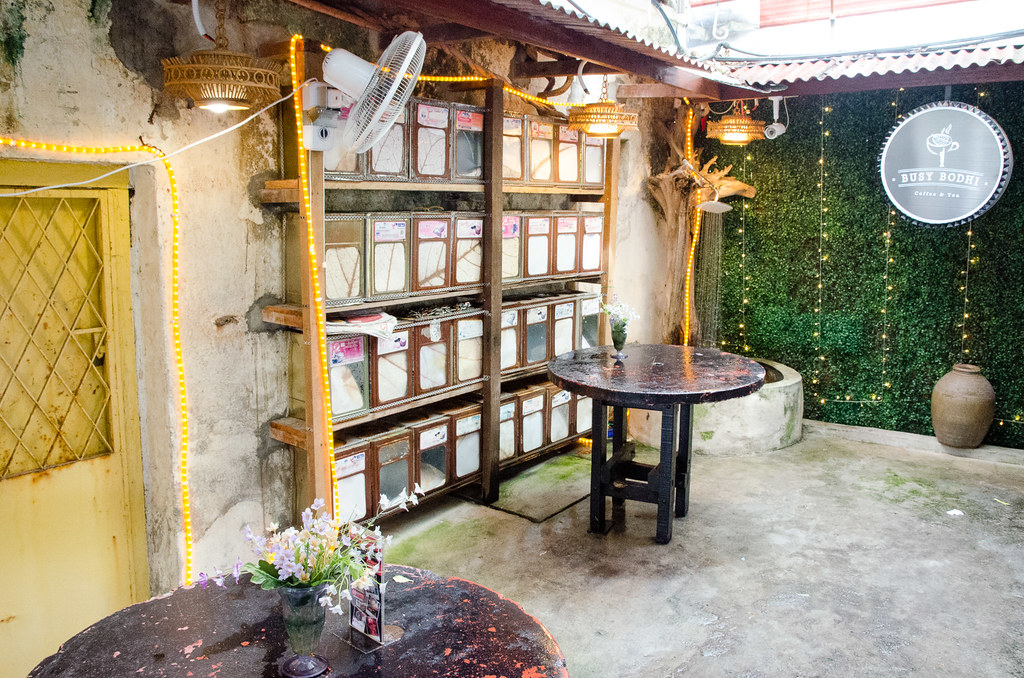 Inside Busy Bodhi Cafe, Penang